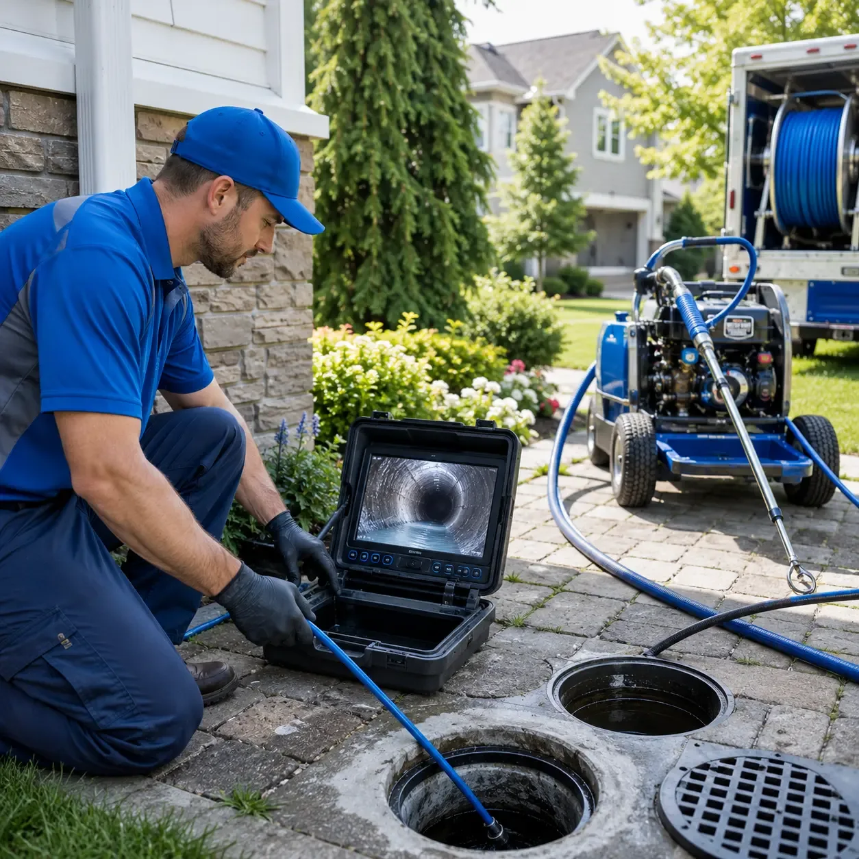 Outdoor drain cleaning professionals serving Des Plaines, IL