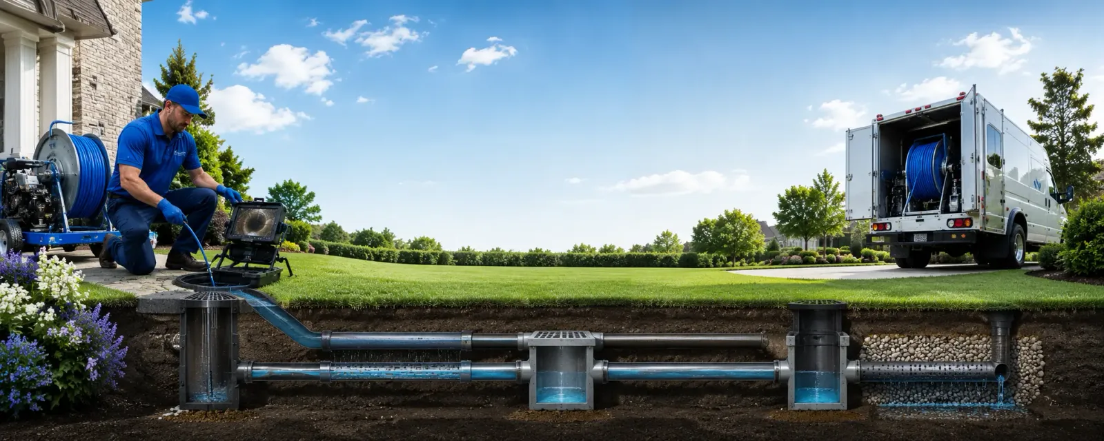 Outdoor drain cleaning information for Des Plaines, IL